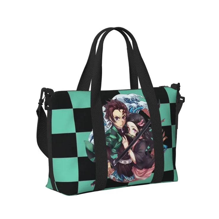 Demon Slayer Tote Bag Tanjiro & Nezuko Beach/Travel Bag