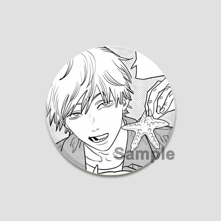 Anime Chainsaw Man Button Pins Character Makima Denji Cartoon Brooches Round Badge Backpacks Accessory Decor Fans Collect Gifts