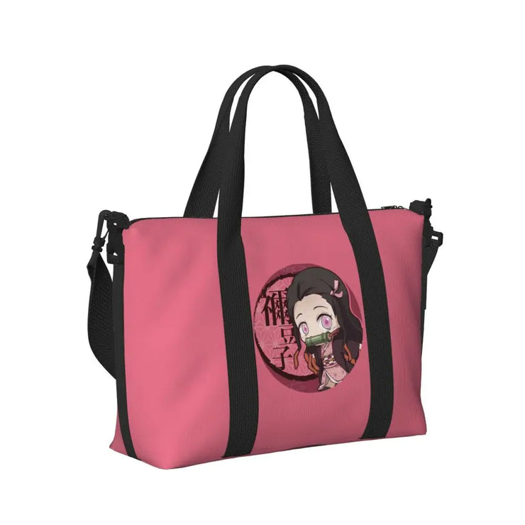 Demon Slayer Tote Bag Tanjiro & Nezuko Beach/Travel Bag