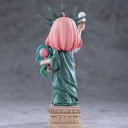 19cm Spy×Family Anya Forger Statue Of Liberty Anime Girl Action Figure Model Statue Collection Desktop Decoration Ornament Toys