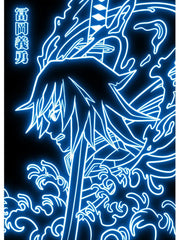 Neon Style Poster Canvas Painting  Japan Anime Cartoon Figure Wall Art Picture For Living Room Home Decor Unframed
