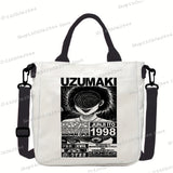 Junji Ito Cat Anime Shoulder Bag Unisex Canvas Crossbody