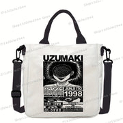 Junji Ito Cat Anime Shoulder Bag Unisex Canvas Crossbody