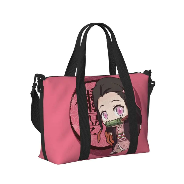 Demon Slayer Tote Bag Tanjiro & Nezuko Beach/Travel Bag