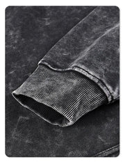 Makima Denji Power Aki Hoodie Vintage Washed Anime Manga Hooded Sweatshirts Oversized Chainsaw Demon Hoodies Men 100% Cotton