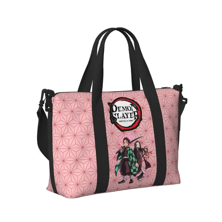 Demon Slayer Tote Bag Tanjiro & Nezuko Beach/Travel Bag