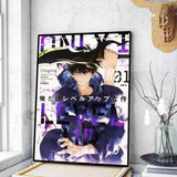 Solo leveling sung jin woo Anime Poster Art Print Anime Style Home Decor Ideal Gift Perfect Room Decor