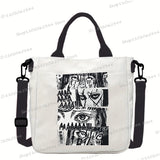 Junji Ito Cat Anime Shoulder Bag Unisex Canvas Crossbody