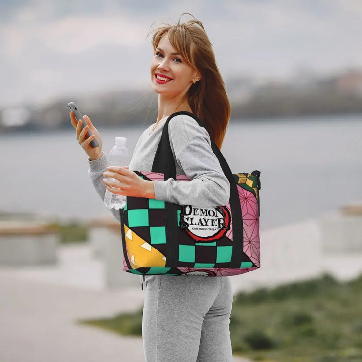Demon Slayer Tote Bag Tanjiro & Nezuko Beach/Travel Bag