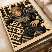 EPC Attack On Titan Season Eren Japanese Anime Classic Poster HD Posters Home Room Bar Cafe Decor Art Wall Painting Picture