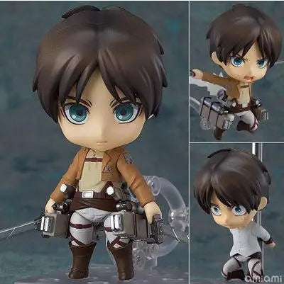 Levi Ackerman 390 417 Eren Jaeger 375 Mikasa Ackerman 365 Hange Zoe 1121 action figure PVC toys collection doll anime cartoon