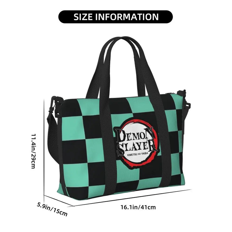 Demon Slayer Tote Bag Tanjiro & Nezuko Beach/Travel Bag