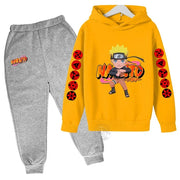 Naruto Akatsuki Cloud Hoodie Girls Boys Fashion Printed Pullover Autumn And Winter Comfortable Street Wear Best-selling Suit