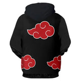 ♥ New 2025 Unisex Hoodie Anime Hokage Ninja Itachi Akatsuki Cosplay Red Cloud Costumes Daily Casual Coat Jacket Fas ★ Bear House