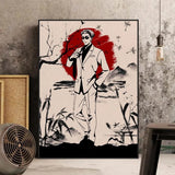 Modern Japanese Anime Canvas Wall Art  Jujutsu Kaisen Gojo Satoru Poster for Kids Room Decor Stylish Home Murals Decorative Pain