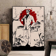 Modern Japanese Anime Canvas Wall Art  Jujutsu Kaisen Gojo Satoru Poster for Kids Room Decor Stylish Home Murals Decorative Pain