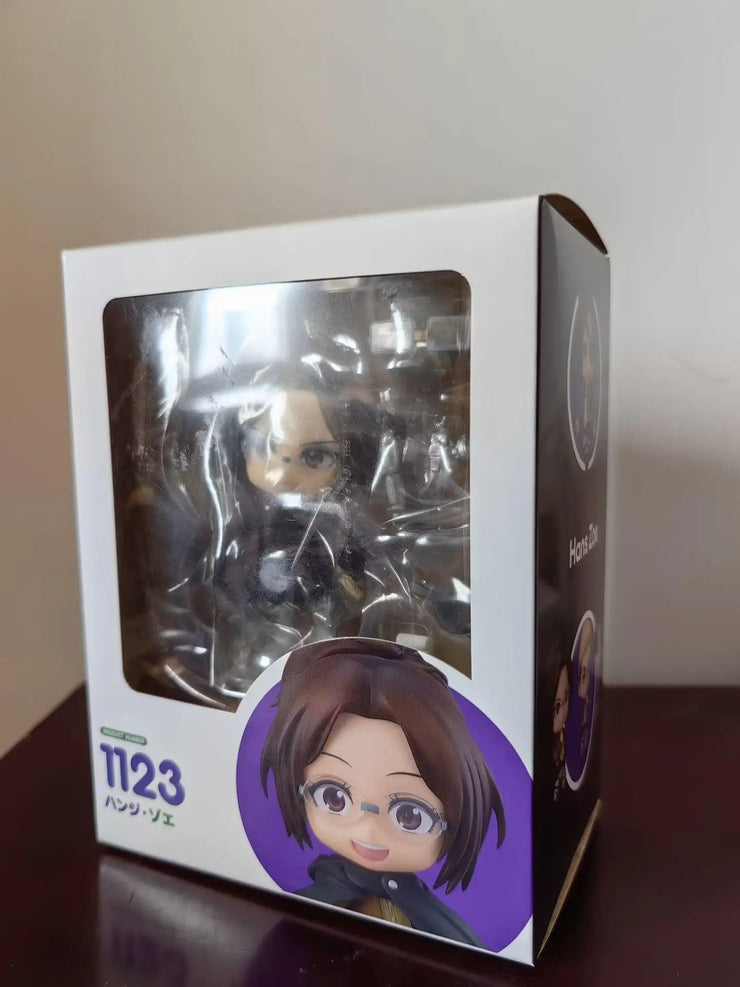 Levi Ackerman 390 417 Eren Jaeger 375 Mikasa Ackerman 365 Hange Zoe 1121 action figure PVC toys collection doll anime cartoon