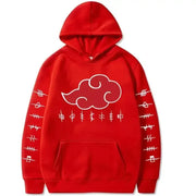 New Akatsuki Cloud Fun Printed Men's Y2K Hoodie Fashion Printed Pullover Autumn & Winter Comfortable Best Selling Hip Pop Top