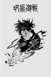 Modern Famous Bilibili Black and White Anime J-Jujutsu K-Kaisen Poster Canvas Paint Print Art Picture Home Room Wall Decor Gift