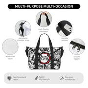 Demon Slayer Tote Bag Tanjiro & Nezuko Beach/Travel Bag