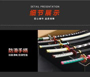 Demon Slayer Sword 9pcs Katana Sword Nichirin Blade Collection Samurai Royal Japanese Anime Weapon Model Keychain Gifts Toys Boy