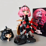 Anime Anya Spy×family Anya Forge Figures Cos Uchiha Itachi and Pain Figurine Model Naruto PVC Cute Collection Peripheral Toys