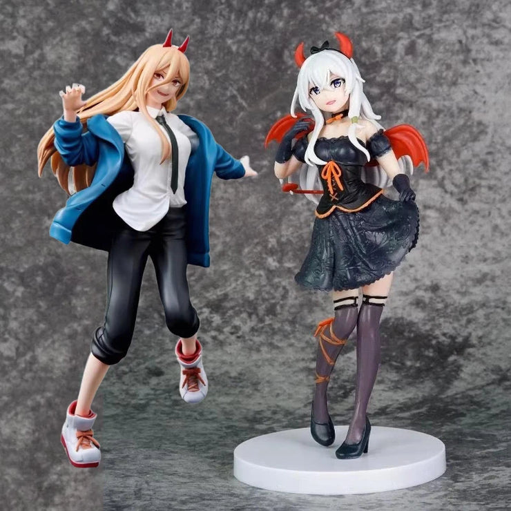 Anime Wandering Witch Elaina Figure Little Devil Figurine GK Power Action Figures Chainsaw Man Model PVC Collectible Toys Gift