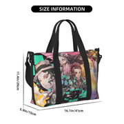 Demon Slayer Tote Bag Tanjiro & Nezuko Beach/Travel Bag