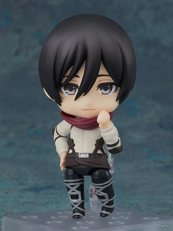 Levi Ackerman 390 417 Eren Jaeger 375 Mikasa Ackerman 365 Hange Zoe 1121 action figure PVC toys collection doll anime cartoon