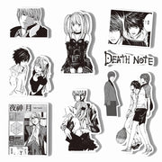 10/30/65PCS Anime Death Note Stickers Black White Decals Decoration DIY Scrapbook Luggage Laptop Bike Suitcase Car Graffiti Toys