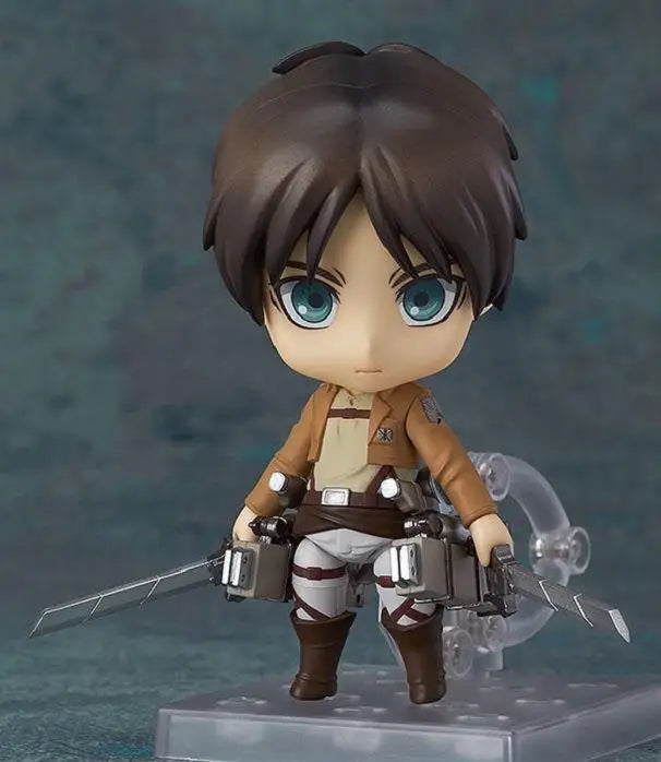 Levi Ackerman 390 417 Eren Jaeger 375 Mikasa Ackerman 365 Hange Zoe 1121 action figure PVC toys collection doll anime cartoon