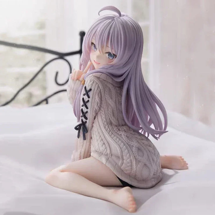 Anime Wandering Witch Elaina Figure Little Devil Figurine GK Power Action Figures Chainsaw Man Model PVC Collectible Toys Gift