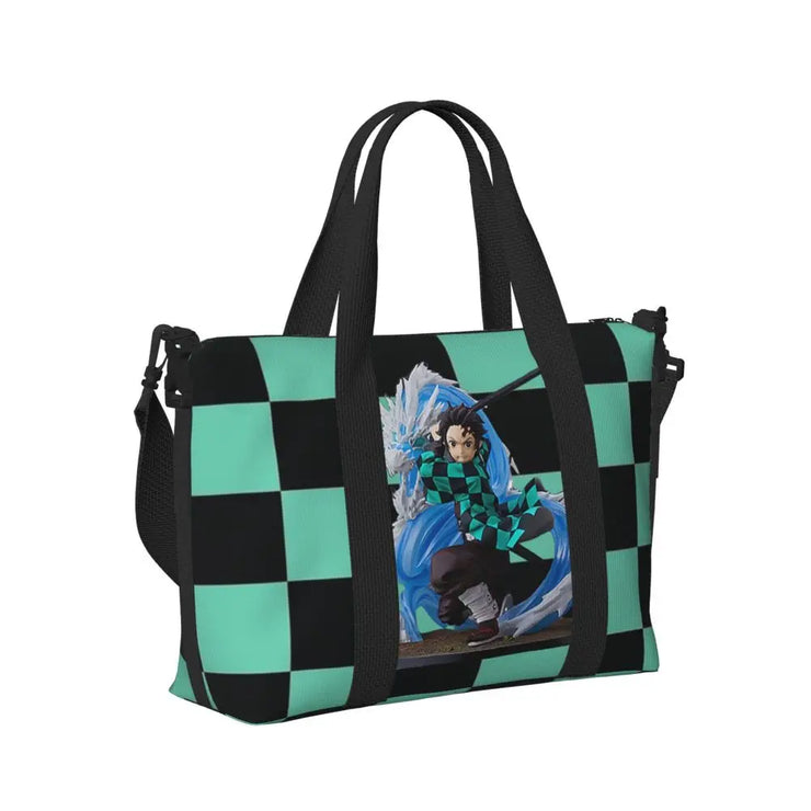 Demon Slayer Tote Bag Tanjiro & Nezuko Beach/Travel Bag