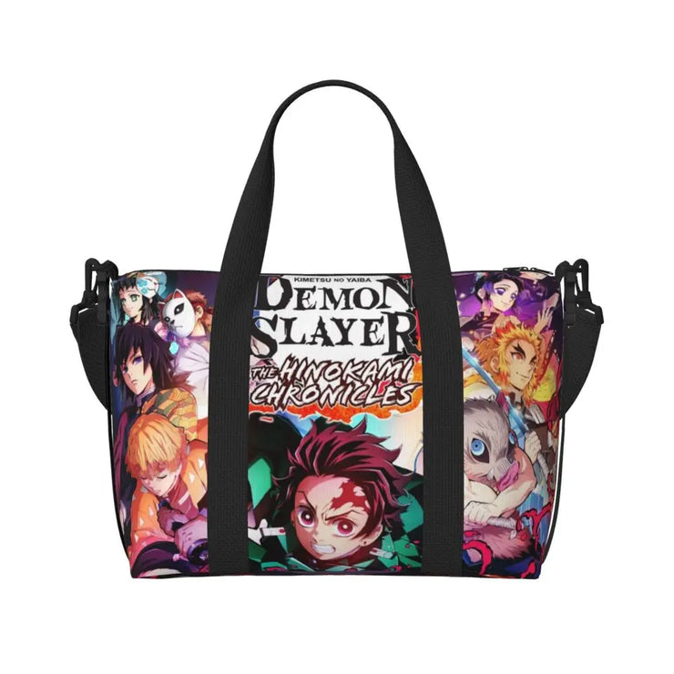 Demon Slayer Tote Bag Tanjiro & Nezuko Beach/Travel Bag