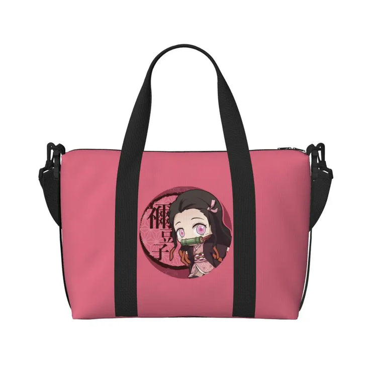 Demon Slayer Tote Bag Tanjiro & Nezuko Beach/Travel Bag