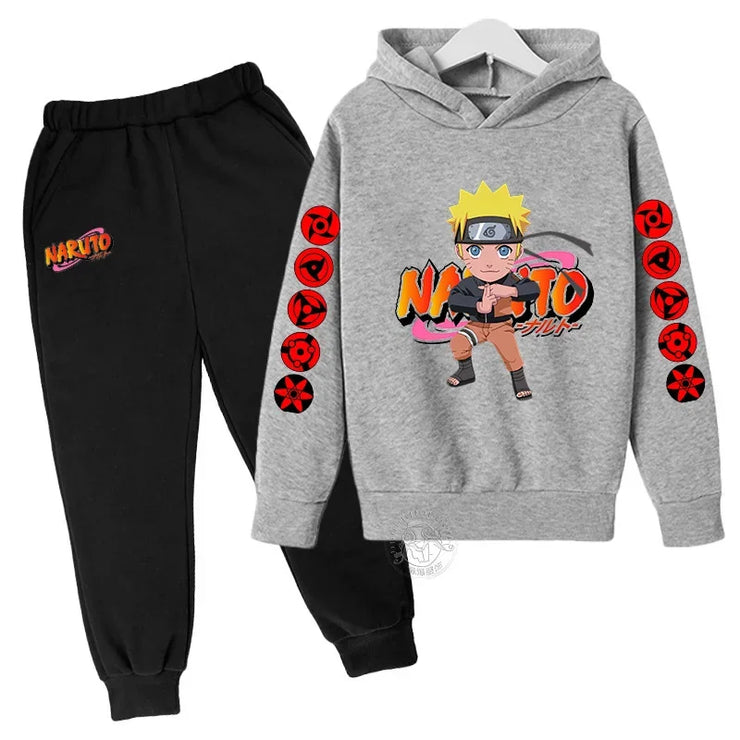 Naruto Akatsuki Cloud Hoodie Girls Boys Fashion Printed Pullover Autumn And Winter Comfortable Street Wear Best-selling Suit