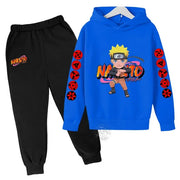 Naruto Akatsuki Cloud Hoodie Girls Boys Fashion Printed Pullover Autumn And Winter Comfortable Street Wear Best-selling Suit