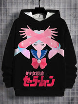 Cartoon Sailor Moons 3D Print All Seasons Children Casual Sweatshirt Cool Pullover Tops Unisex Clothes Boy Girl Hoodies