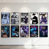 Solo leveling sung jin woo Anime Poster Art Print Anime Style Home Decor Ideal Gift Perfect Room Decor