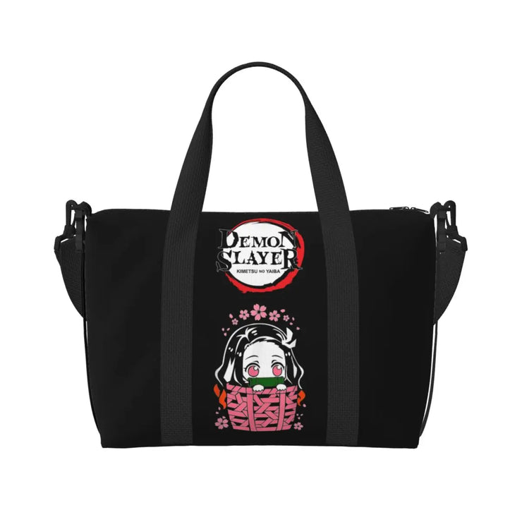 Demon Slayer Tote Bag Tanjiro & Nezuko Beach/Travel Bag