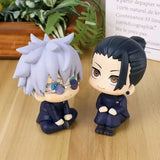 10cm Jujutsu Kaisen Mini Figures Satoru Gojo Figure Action Geto Suguru Figurine Q Version Anime Model PVC Collection Toys Statue