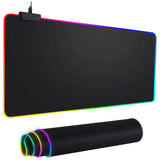 Anime Spy X Family RGB Pc Gamer Keyboard Mouse Pad Mousepad LED Glowing Mouse Mats Rubber Gaming Computer Mausepad