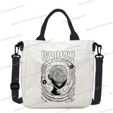 Junji Ito Cat Anime Shoulder Bag Unisex Canvas Crossbody