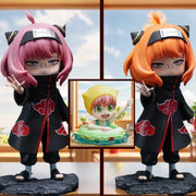 Anime Anya Spy×family Anya Forge Figures Cos Uchiha Itachi and Pain Figurine Model Naruto PVC Cute Collection Peripheral Toys
