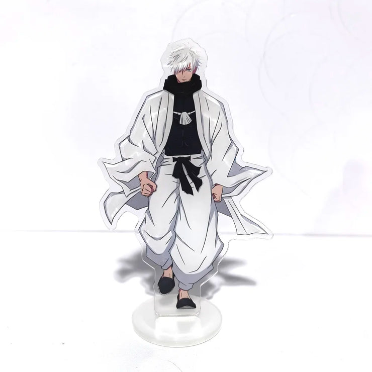 Jujutsu Kaisen Hot Anime Figures Satoru Gojo Acrylic Stands Geto Suguru Character Model Plate Holder Cake Topper Birthday Props