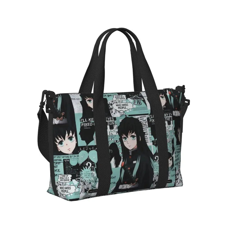 Demon Slayer Tote Bag Tanjiro & Nezuko Beach/Travel Bag