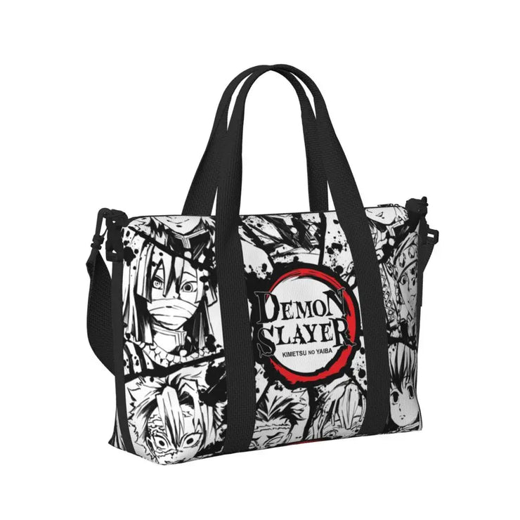Demon Slayer Tote Bag Tanjiro & Nezuko Beach/Travel Bag