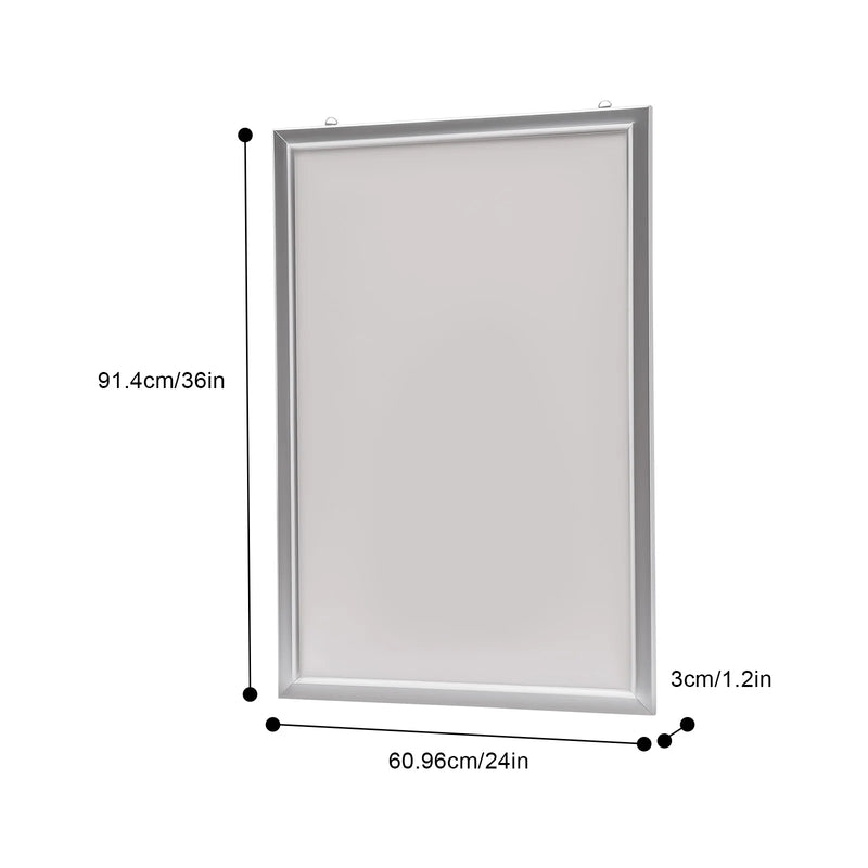 LED Light Box Backlit Movie Poster Art Picture Frame 24" X 36" Advertising Display
