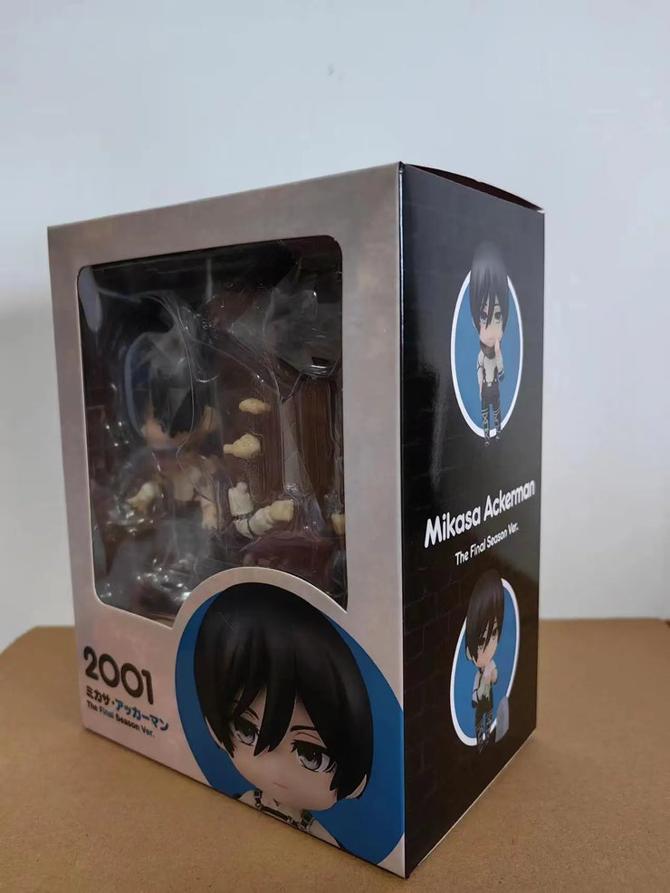 Levi Ackerman 390 417 Eren Jaeger 375 Mikasa Ackerman 365 Hange Zoe 1121 action figure PVC toys collection doll anime cartoon