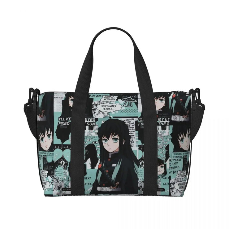 Demon Slayer Tote Bag Tanjiro & Nezuko Beach/Travel Bag